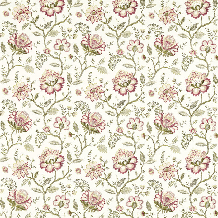 Clarke & Clarke Adeline Blush/Raspberry Fabric F1543/02.CAC.0