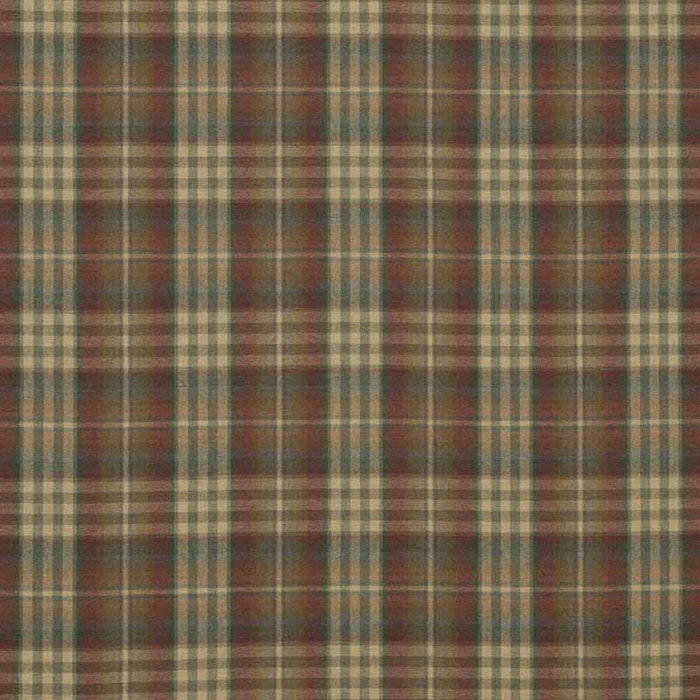 Mulberry Home Nevis Red/Green Fabric FD748.V117.0