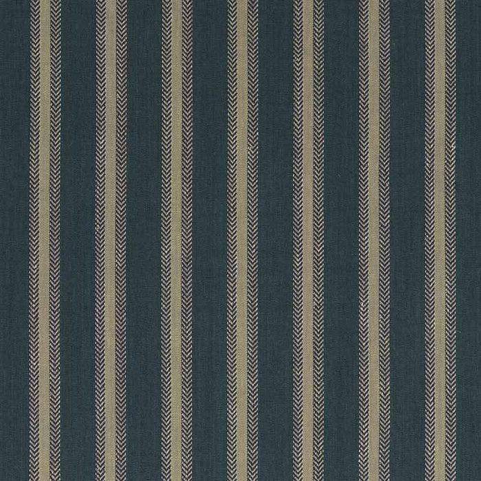 Mulberry Home Chester Stripe Teal Fabric FD760.R11.0