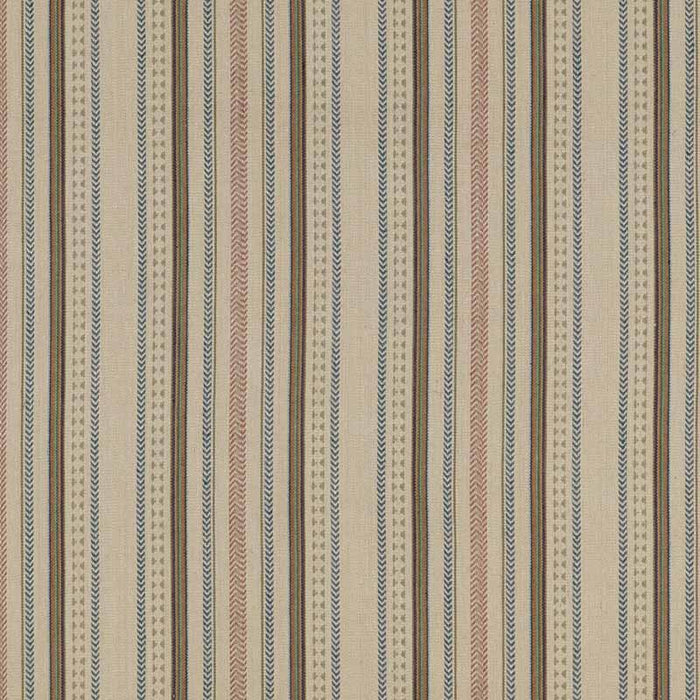 Mulberry Home Racing Stripe Denim Fabric FD788.G34.0
