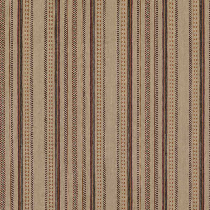 Mulberry Home Racing Stripe Plum Fabric FD788.H113.0