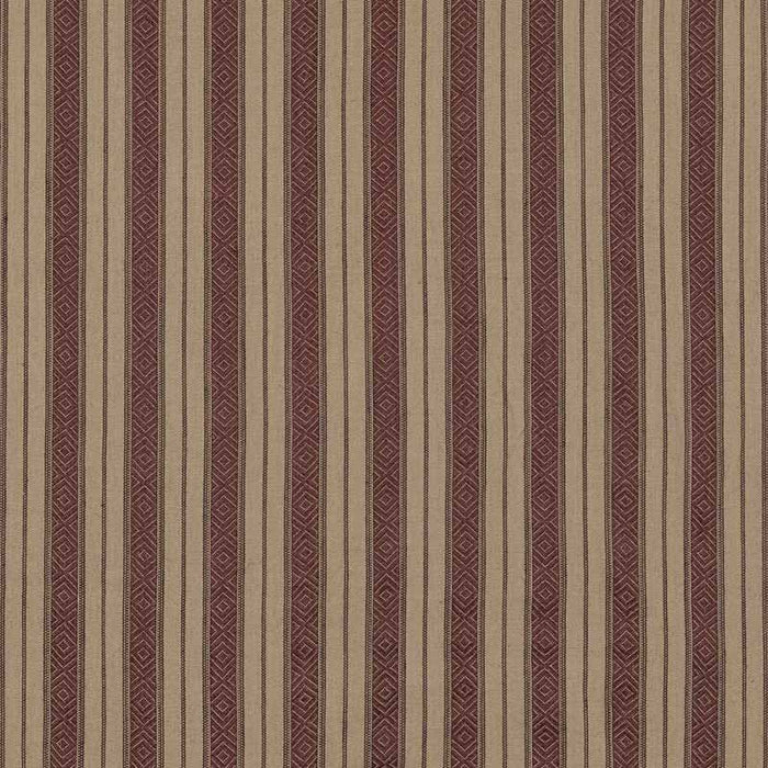 Mulberry Home Cowdray Stripe Plum Fabric FD790.H113.0