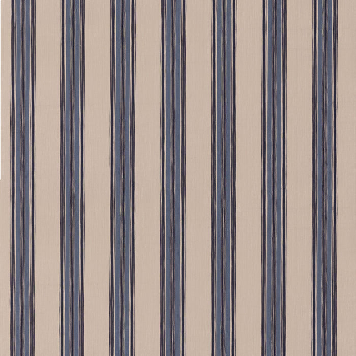 Mulberry Home Falmouth Stripe Indigo Fabric FD829.H10.0