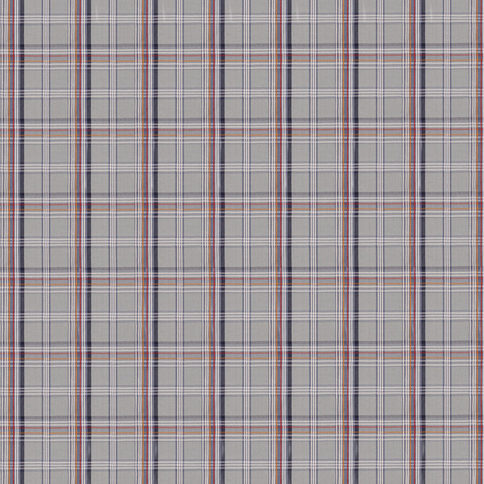 Mulberry Home Ocean Check Blue Fabric FD832.H101.0