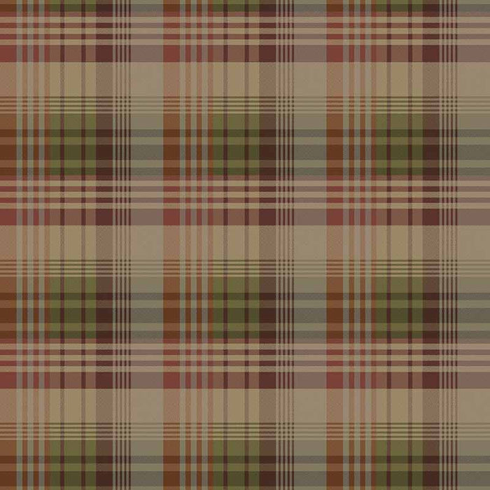 Mulberry Home Mulberry Ancient Tartan Red/Plum Wallpaper FG100.V54.0