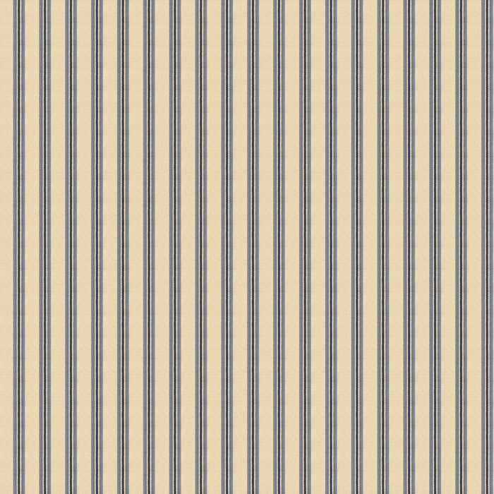 Mulberry Home Somerton Stripe Indigo Wallpaper FG109.H10.0