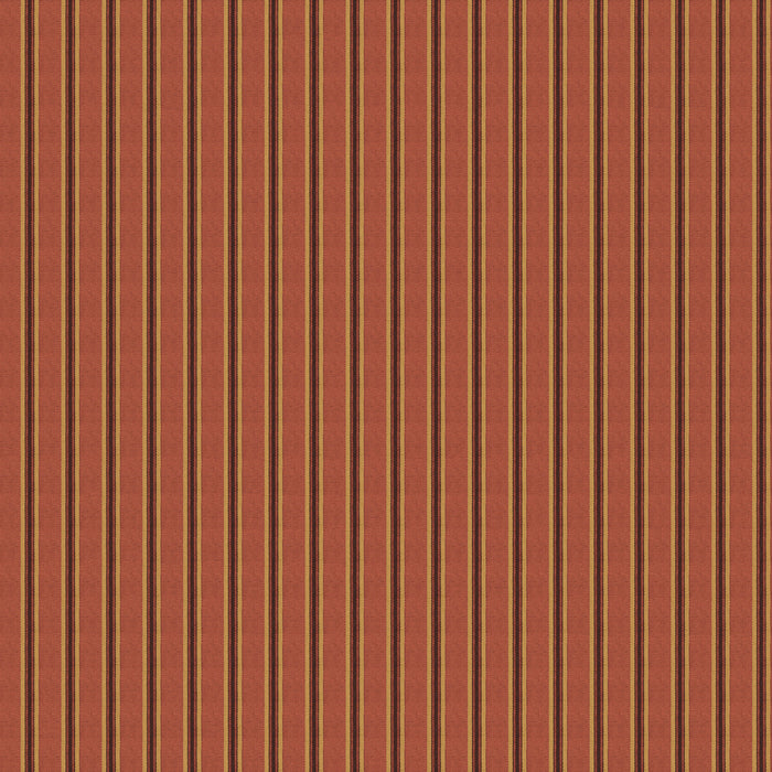 Mulberry Home Somerton Stripe Russet Wallpaper FG109.V55.0