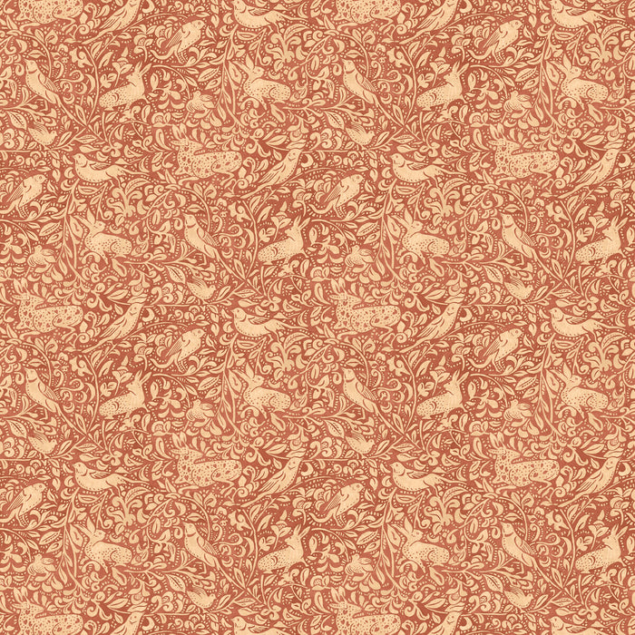 Mulberry Home Hedgerow Russet Wallpaper FG110.V55.0