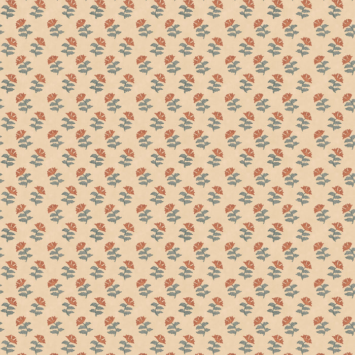 Mulberry Home Mulberry Sprig Teal Wallpaper FG113.R11.0