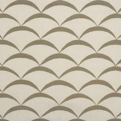 Lee Jofa Modern Crescent White/Taupe Fabric GWF-2618.111.0