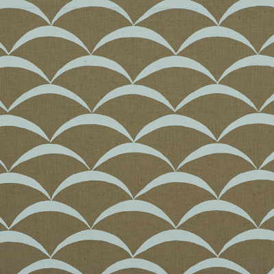 Lee Jofa Modern Crescent Sand/Aqua Fabric GWF-2618.165.0