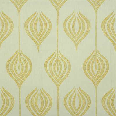 Lee Jofa Modern Tulip White/Yellow Fabric GWF-2622.140.0