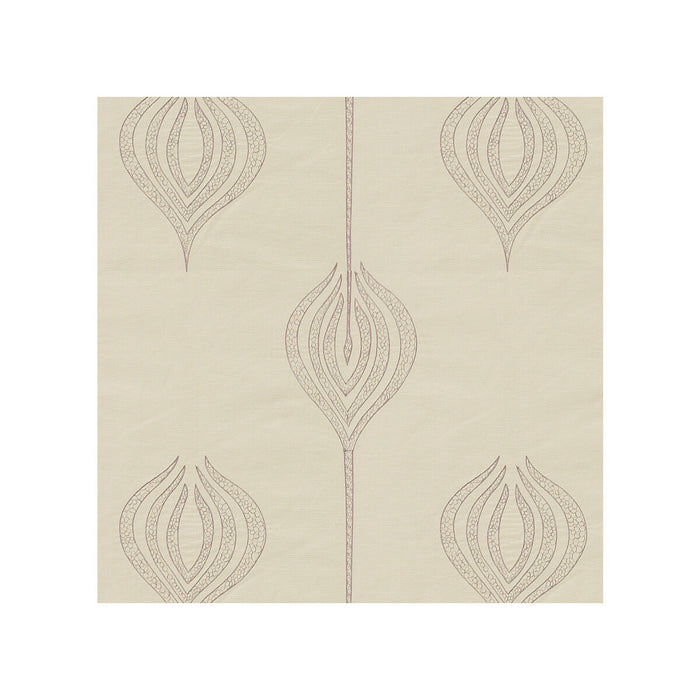 Lee Jofa Modern Tulip Embroidery Mauve Fabric GWF-2928.909.0