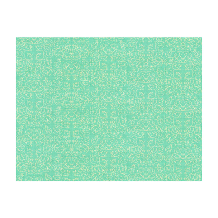 Lee Jofa Modern Garden Reverse Aqua Fabric GWF-3512.13.0