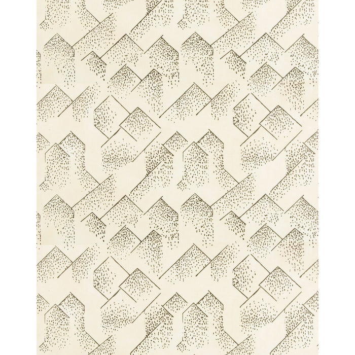 Lee Jofa Modern Brink Paper Cream/Onyx Wallpaper GWP-3703.18.0