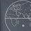 Peter Dunham Globe White On Gray  Wallpaper 151GLB05