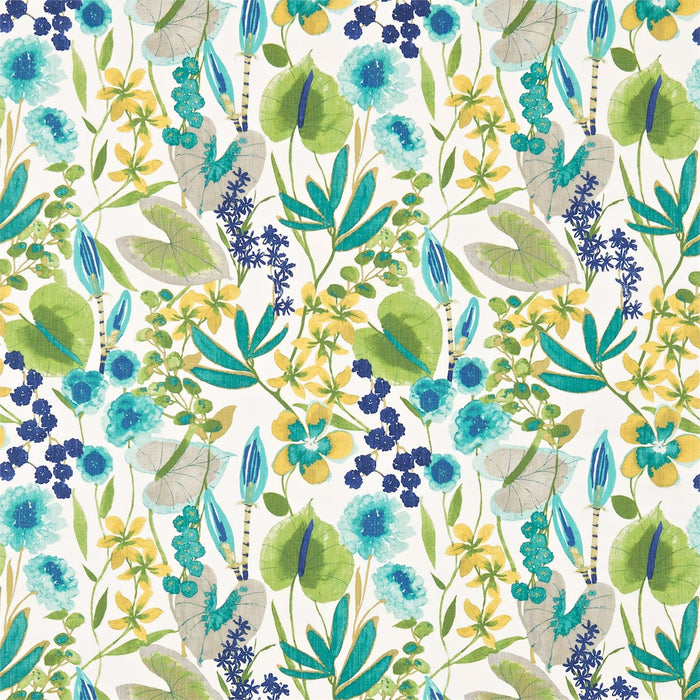 Harlequin Nalina Zest/Lagoon/Gooseberry 120335 Fabric HAMA120335