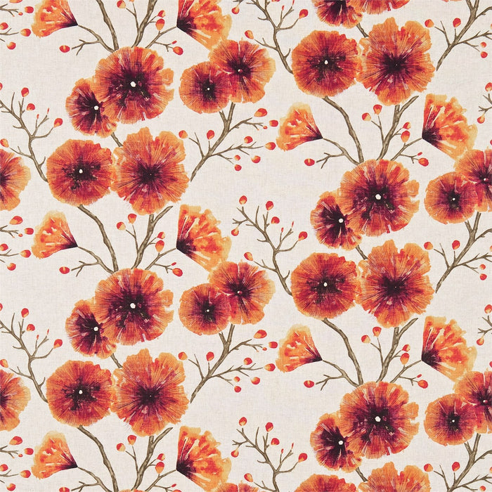 Harlequin Kabala Papaya 120346 Fabric HAMA120346