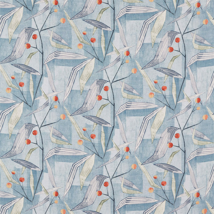 Harlequin Entity Brick/Denim 120672 Fabric HGEO120672