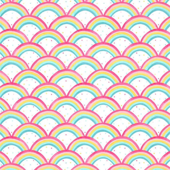 Harlequin Rainbow Brights Cherry/Blossom/Pineapple/Sky 112645 Wallpaper HLTF112645