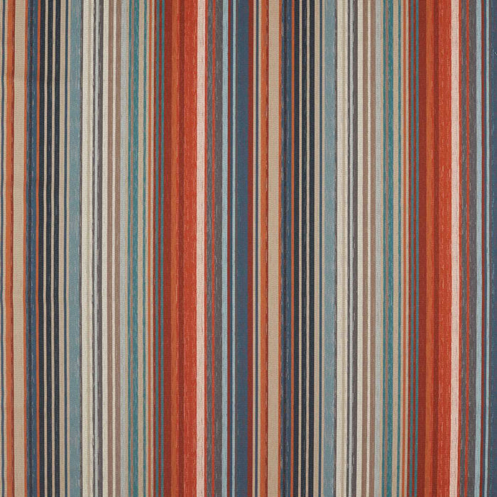 Harlequin Spectro Stripe Teal/Sedonia/Rust 132825 Fabric HMNI132825