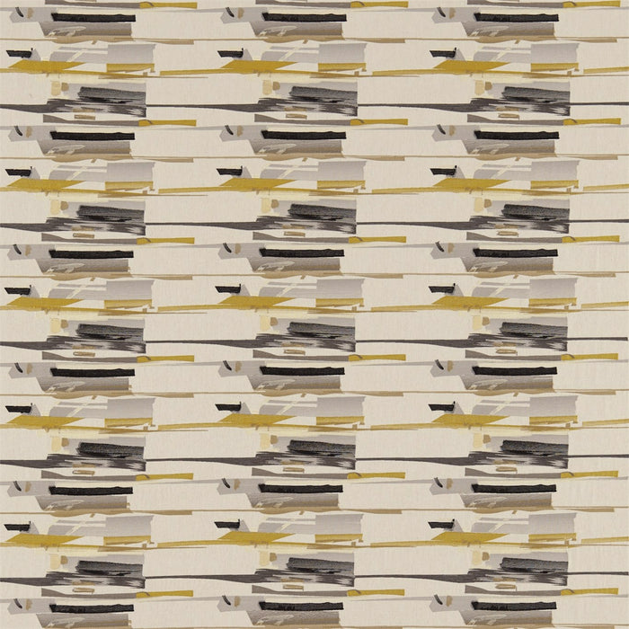 Harlequin Zeal Charcoal/Mustard/Onyx 130698 Fabric HMOD130698