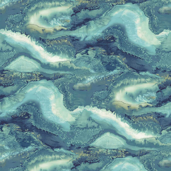 Harlequin Reflected Obsidian Azurite 112852 Wallpaper HQN2112852