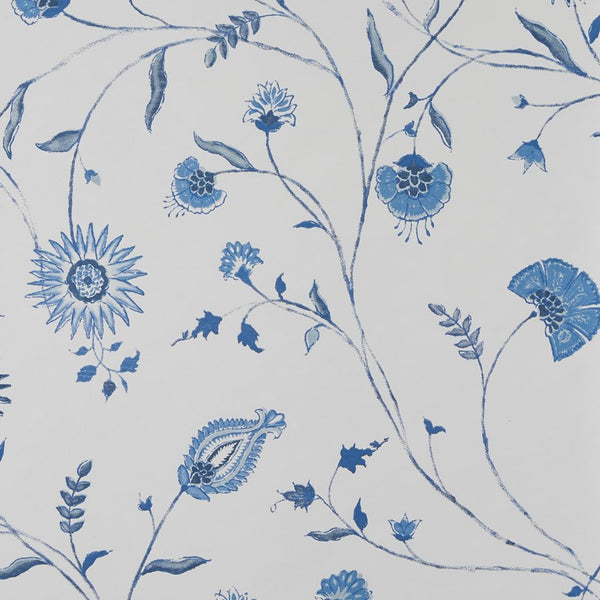 Peter Dunham Indian Chintz Blue/Blue Wallpaper 151NDZ01