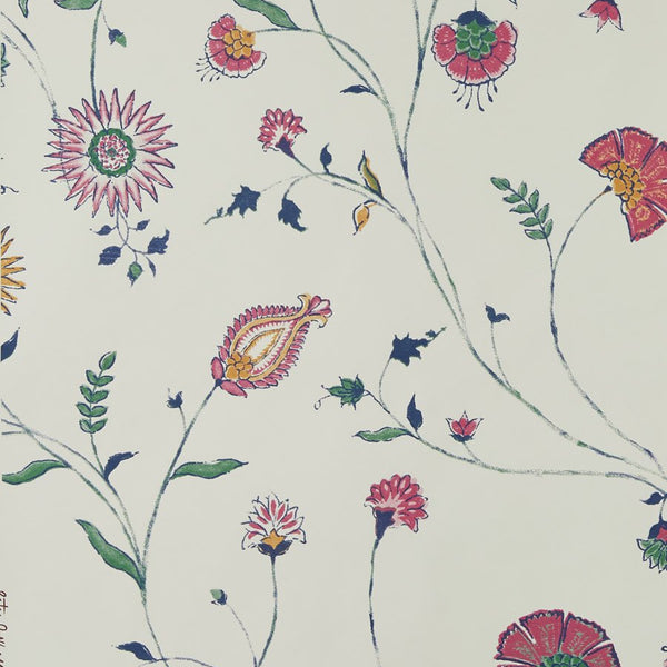 Peter Dunham Indian Chintz Pink/Orange Wallpaper 151NDZ02