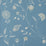 Peter Dunham Indian Chintz White On Powder Blue Wallpaper 151NDZ03