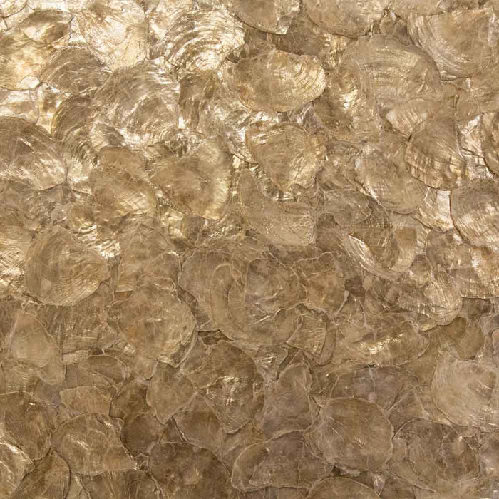 Maya Romanoff Mother of Pearl On The Half Shell Golden Pearl Wallpaper MR-MF-02
