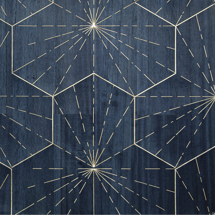 Maya Romanoff Ajiro Burst of Happiness Tailored Blue Wallpaper MR-ABH-1510