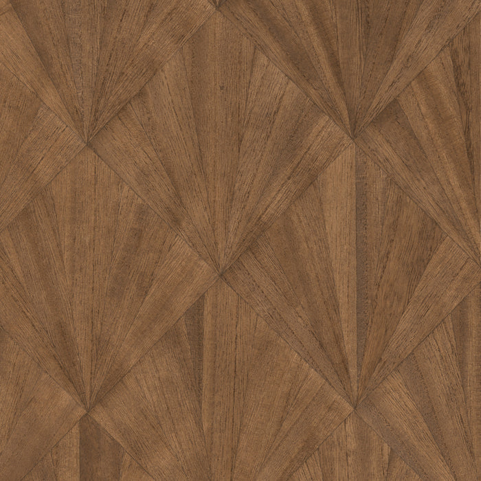 Maya Romanoff Ajiro Fanfare Chestnut Wallpaper MR-AF-3607-M