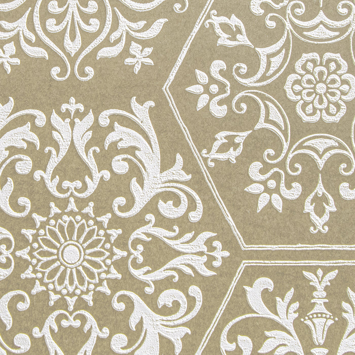 Maya Romanoff Serigraph Brocade Etched Linen Wallpaper MR-SPB-1177