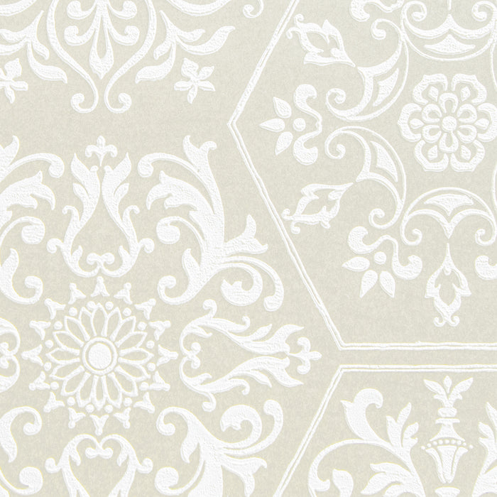 Maya Romanoff Serigraph Brocade Carved Alabaster Wallpaper MR-SPB-1X15