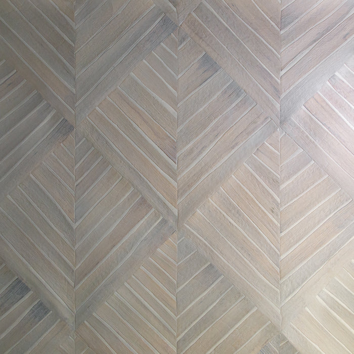 Maya Romanoff Water Hyacinth Parquet Grey Fox Wallpaper MR-WH-1099