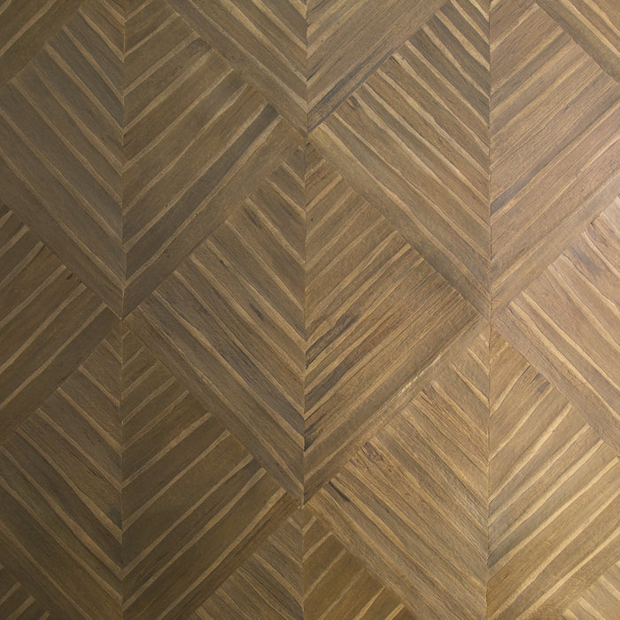 Maya Romanoff Water Hyacinth Parquet Brown Pelican Wallpaper MR-WH-1179
