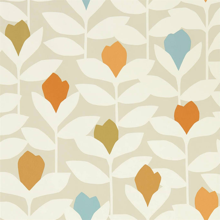 Scion Padukka Tangerine Wallpaper NESW112216.SCN.0