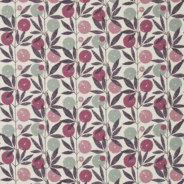 Scion Blomma Heather/Damson/Stone Fabric NFIK120360.SCN.0