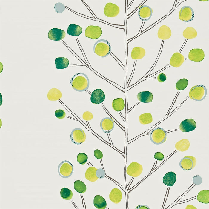 Scion Berry Tree Emerald/Lime/Chalk Wallpaper NMEL110206.SCN.0