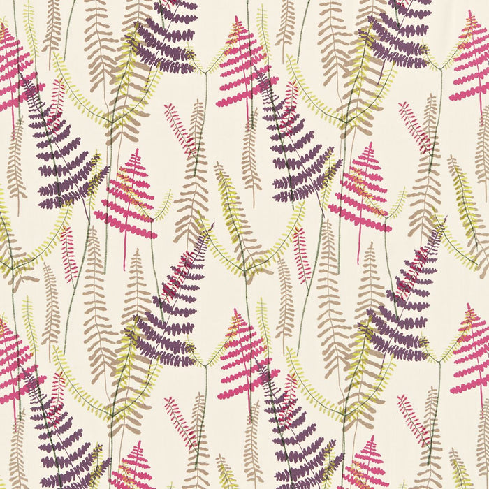 Scion Athyrium Plum/Fushcia/Lime Fabric NMEL130355.SCN.0