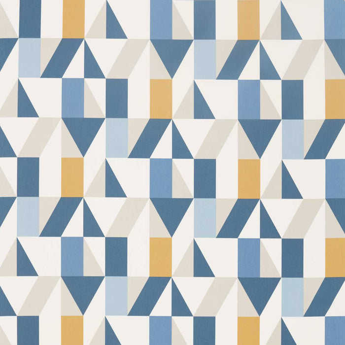 Scion Nuevo Indigo/Slate/Satsuma Fabric NNUE120709.SCN.0