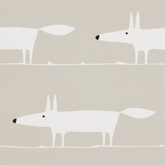 Scion Mr Fox Snow Wallpaper NSWA110845.SCN.0