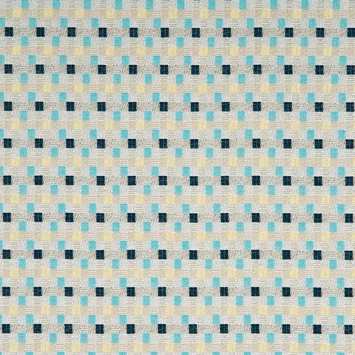 Baker Lifestyle Skane Aqua/Indigo/Linen Fabric PF50347.4.0