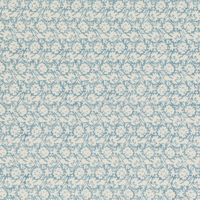 Baker Lifestyle Flower Press Soft Blue Fabric PP50480.4.0