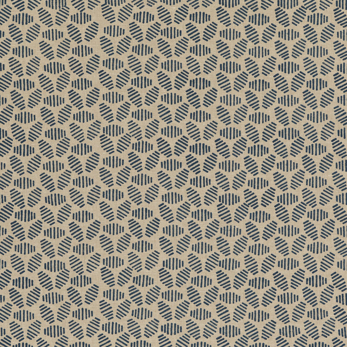 Baker Lifestyle Bumble Bee Indigo Fabric PP50482.1.0