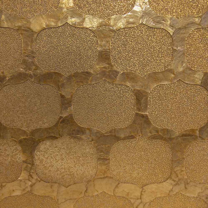 Maya Romanoff Starlit Lattice Golden Pearl/Golda Wallpaper MR-SL1-02-1552
