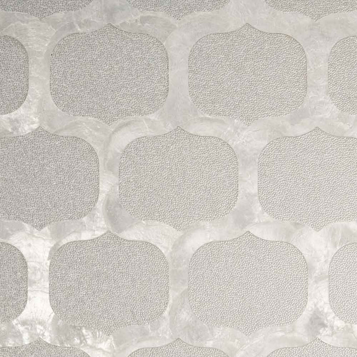 Maya Romanoff Starlit Lattice Natural Pearl/Bianca Wallpaper MR-SL1-01-1519