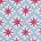 Peter Dunham Starburst - Outdoor Raspberry/Sky Fabric 139STB06