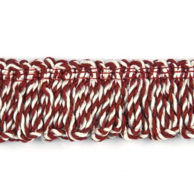 Baker Lifestyle Rope Loop Fringe Red Trim TLB85000.4.0